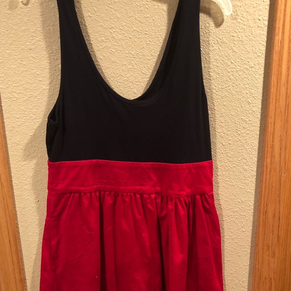 Express black and red mini dress